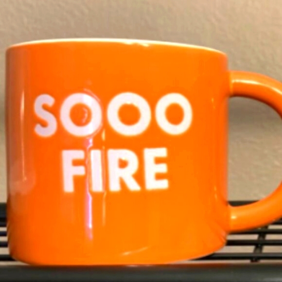 Stoneware Coffee Mug Room Essentials— "Sooo Fire" — 16oz 🧡 - Picture 1 of 3